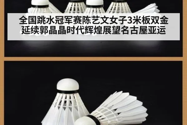 全国跳水冠军赛陈艺文女子3米板双金 延续郭晶晶时代辉煌展望名古屋亚运